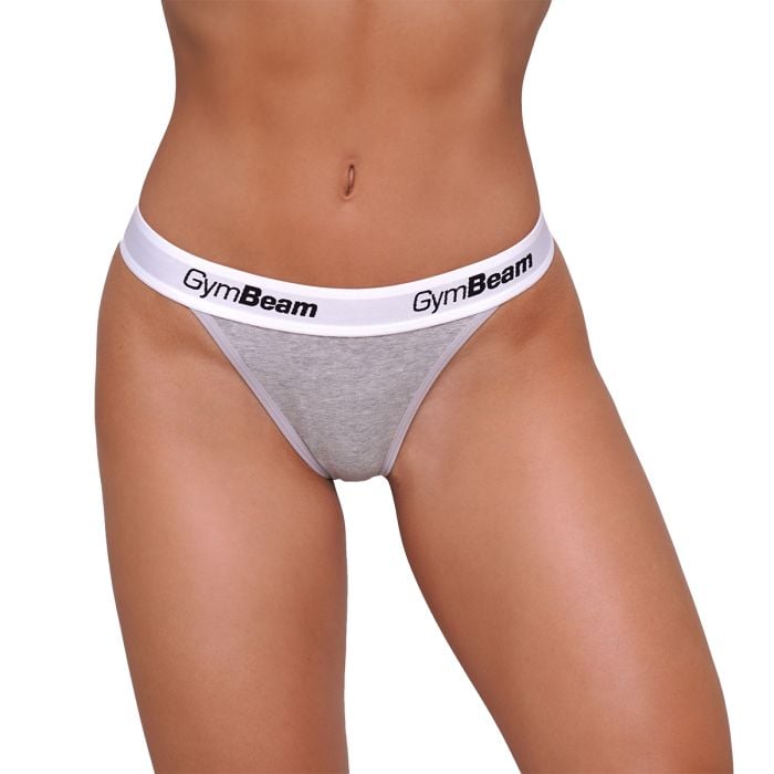 Thongs 3Pack Grey - GymBeam S