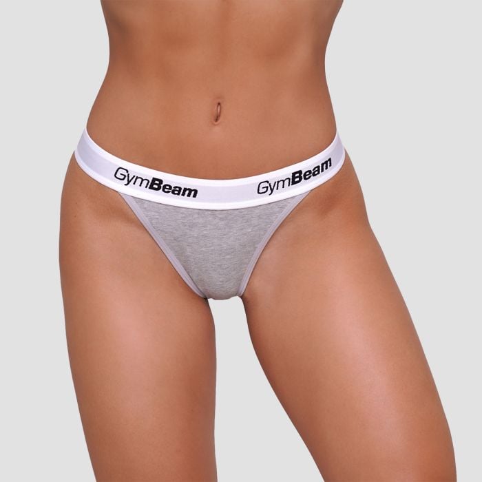 Thongs 3Pack Grey - GymBeam S