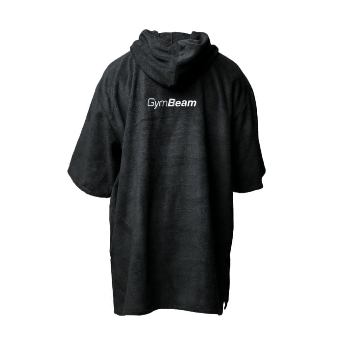 Terry Towel Poncho Black - GymBeam single_variant