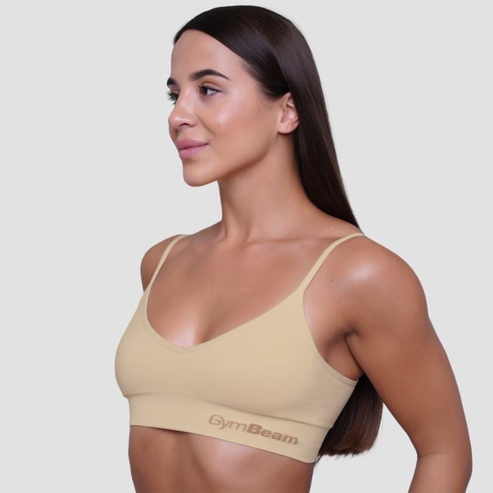 Triangle Bralette Nude - GymBeam L