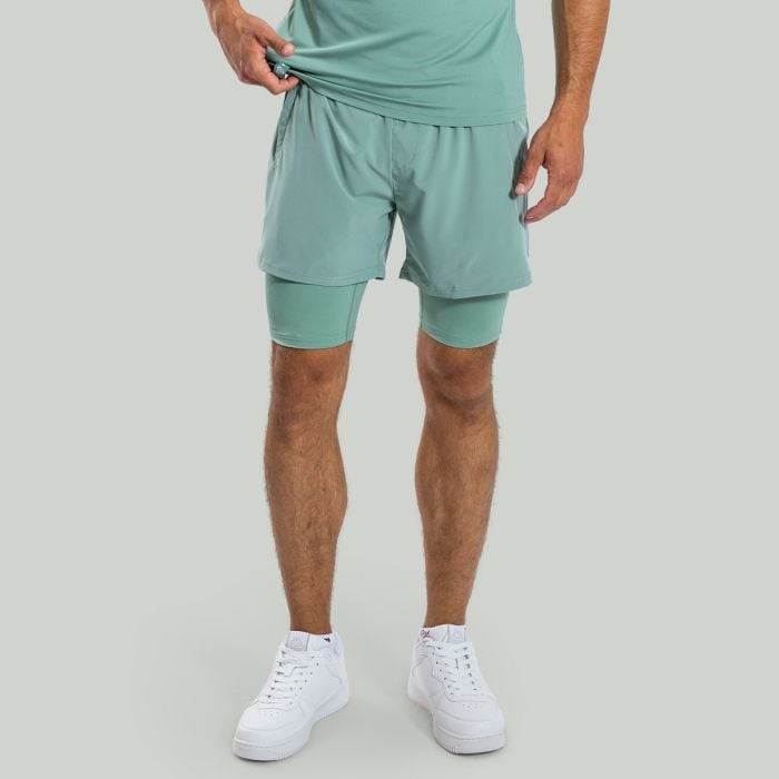 ULTRA 2in1 Shorts Agave - STRIX XXXL