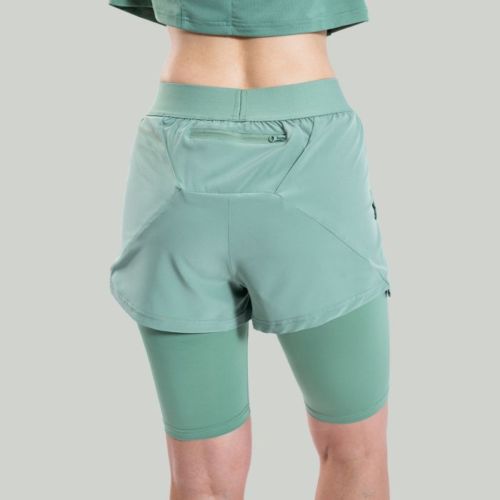Women‘s ULTRA 2in1 Shorts Agave - STRIX S