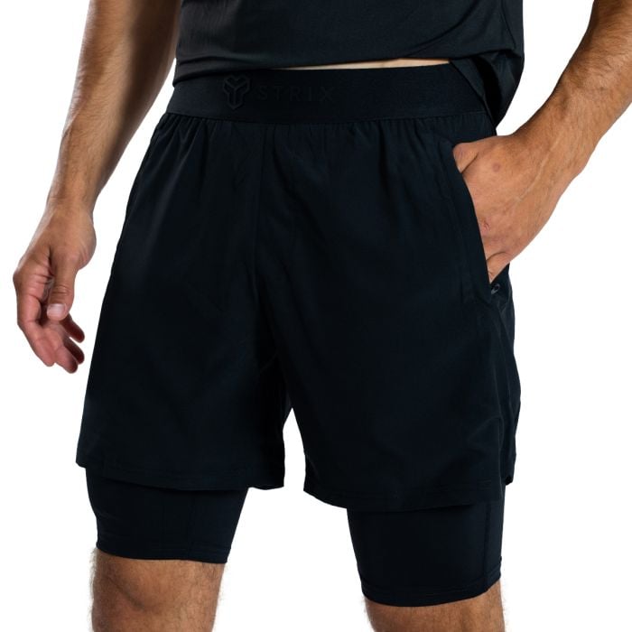 ULTRA 2in1 Shorts Black - STRIX XXL