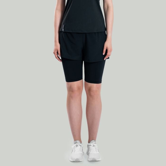 Women‘s ULTRA 2in1 Shorts Black - STRIX L