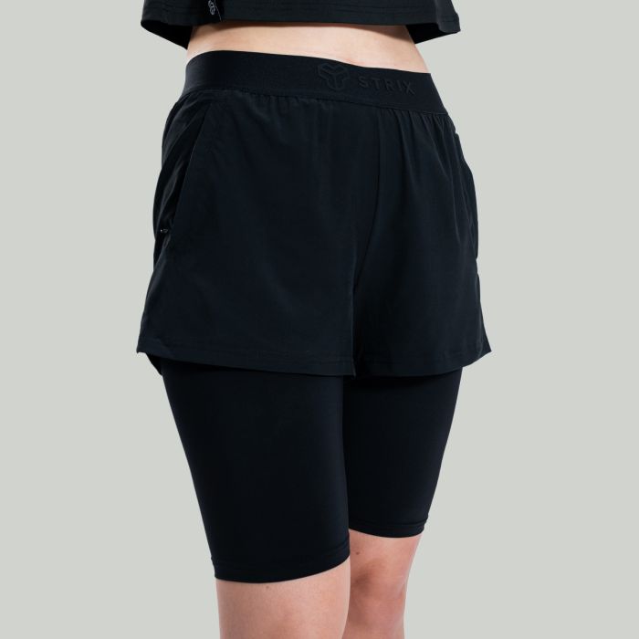 Women‘s ULTRA 2in1 Shorts Black - STRIX L