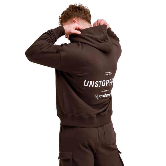 Unstoppable Hoodie Brown - GymBeam M