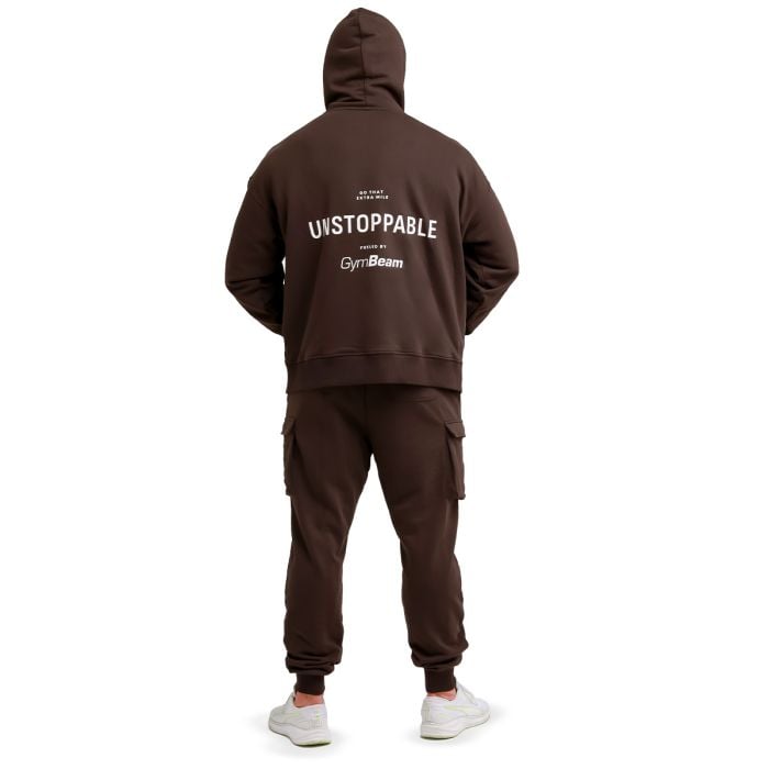 Unstoppable Hoodie Brown - GymBeam M