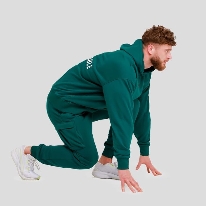 Unstoppable Hoodie Green - GymBeam S