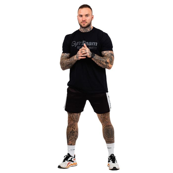 Men‘s Beyond Limits T-Shirt Black - GymBeam M