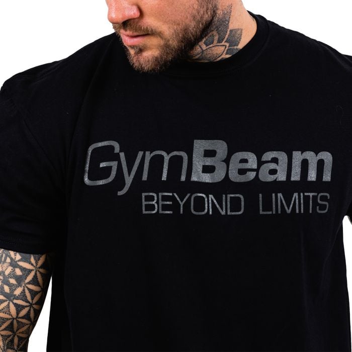 Men‘s Beyond Limits T-Shirt Black - GymBeam M