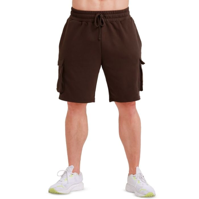 Utility Shorts Brown - GymBeam XL