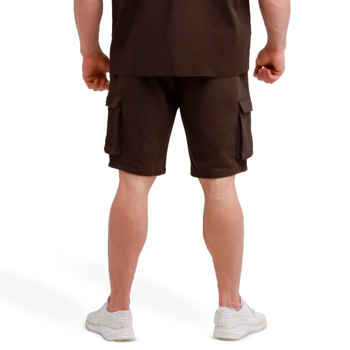 Utility Shorts Brown - GymBeam XL