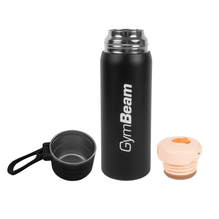 Vacuum Flask Steel Black 500 ml - GymBeam single_variant
