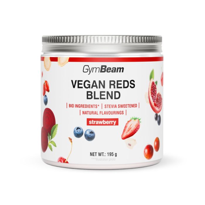 Vegan Reds Blend - GymBeam 195 g - strawberry