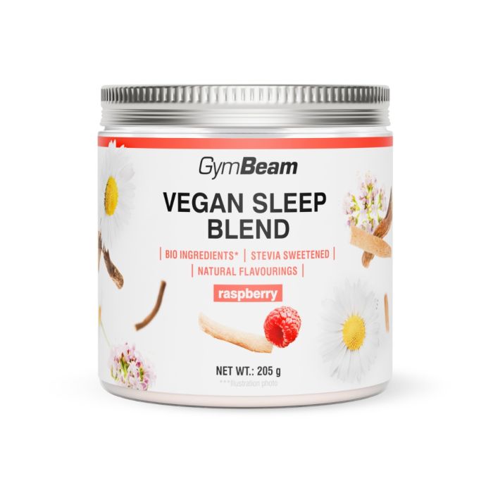 Vegan Sleep Blend - GymBeam 205 g - raspberry