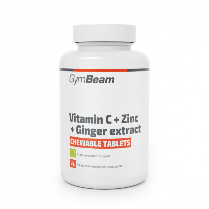 Chewable Vitamin C + Zinc + Ginger extract - GymBeam