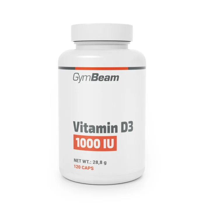 Vitamin D3 1000 IU - GymBeam 120 caps
