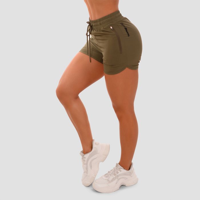 Women‘s Shorts TRN olive - GymBeam