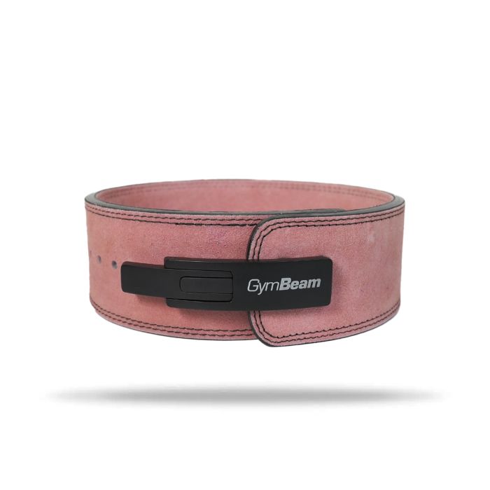 LEVER Weightlifting Belt Pink - GymBeam S
