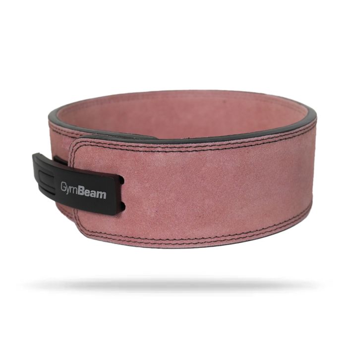 LEVER Weightlifting Belt Pink - GymBeam S