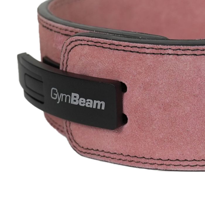 LEVER Weightlifting Belt Pink - GymBeam S