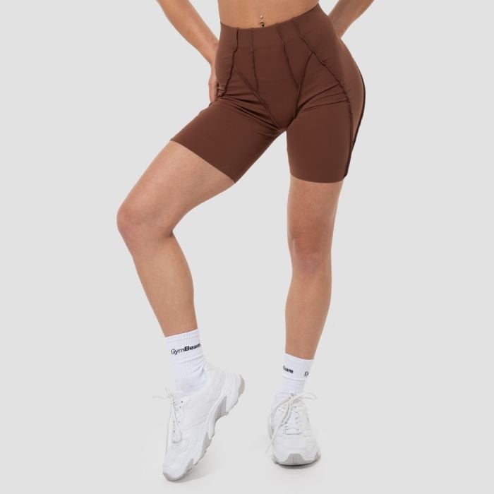 Ženske kratke hlače Cosmo Brown - GymBeam L