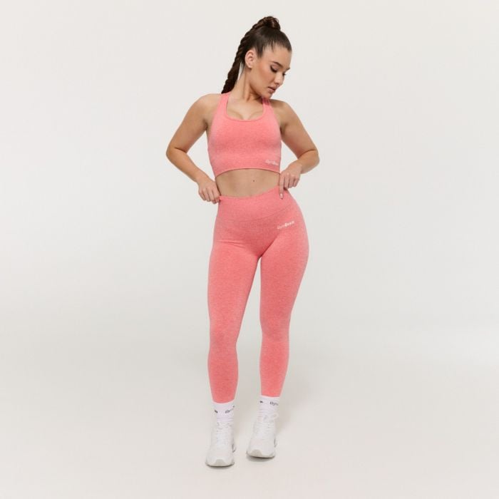 Women‘s FLO Leggings Coral - GymBeam S