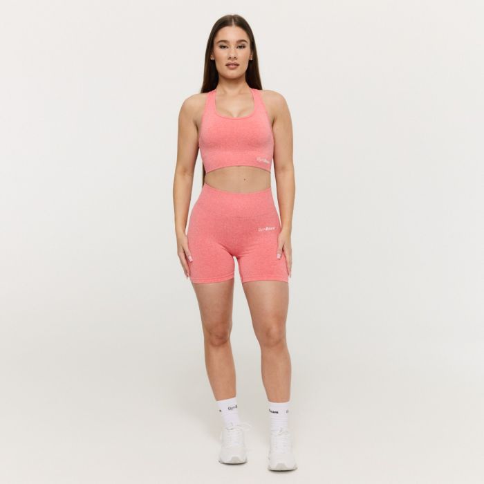 Women‘s FLO Shorts Coral - GymBeam XL