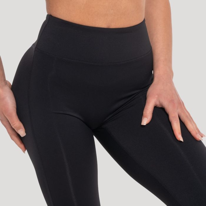 Women‘s Flow Leggings Black - GymBeam XS