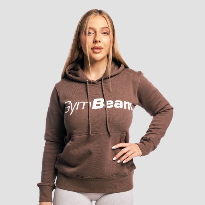 Women‘s Athlete Hoodie Cocoa - GymBeam L