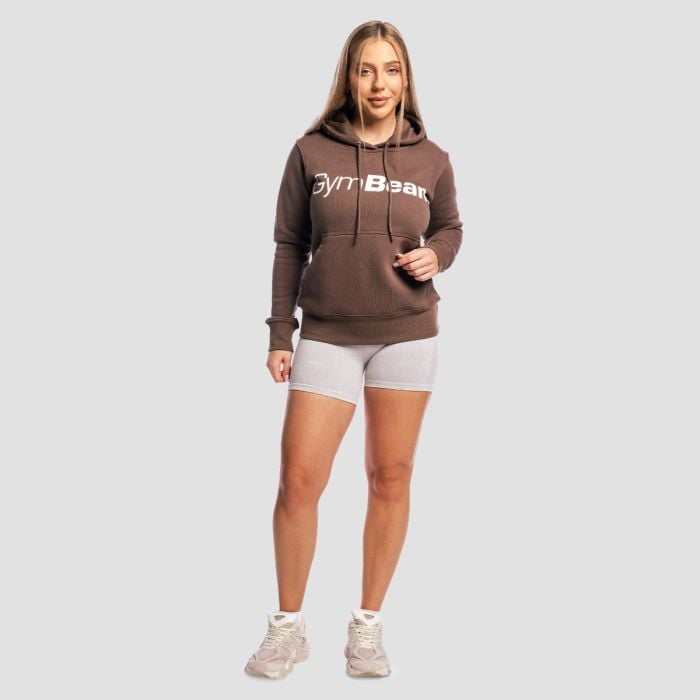 Women‘s Athlete Hoodie Cocoa - GymBeam L
