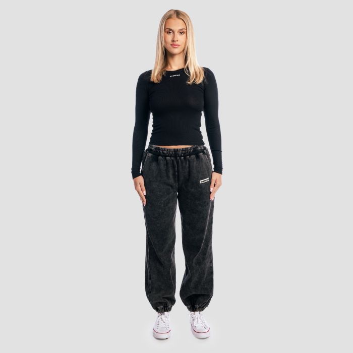 Women‘s Aura Long Sleeve T-Shirt Black - GymBeam S