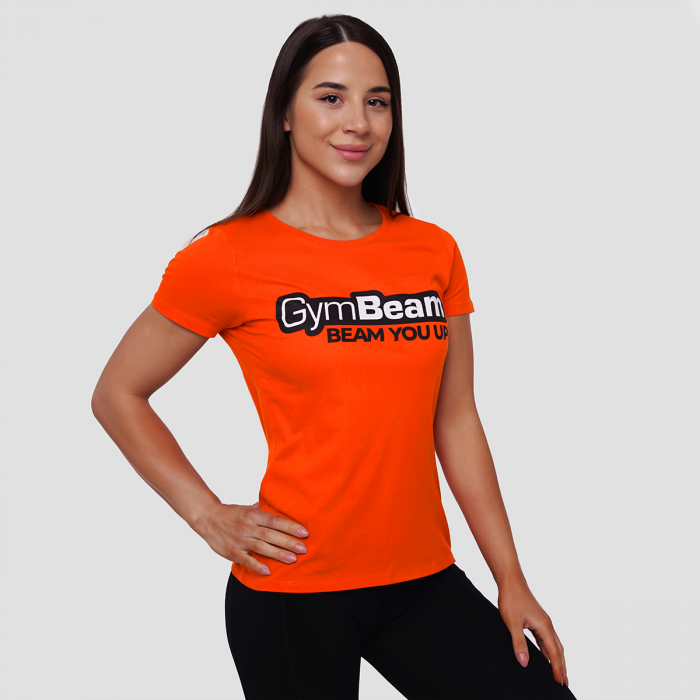 Ženska majica Beam Orange - GymBeam XS