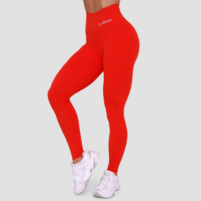 Women‘s BEAT Leggings Tangerine - GymBeam S
