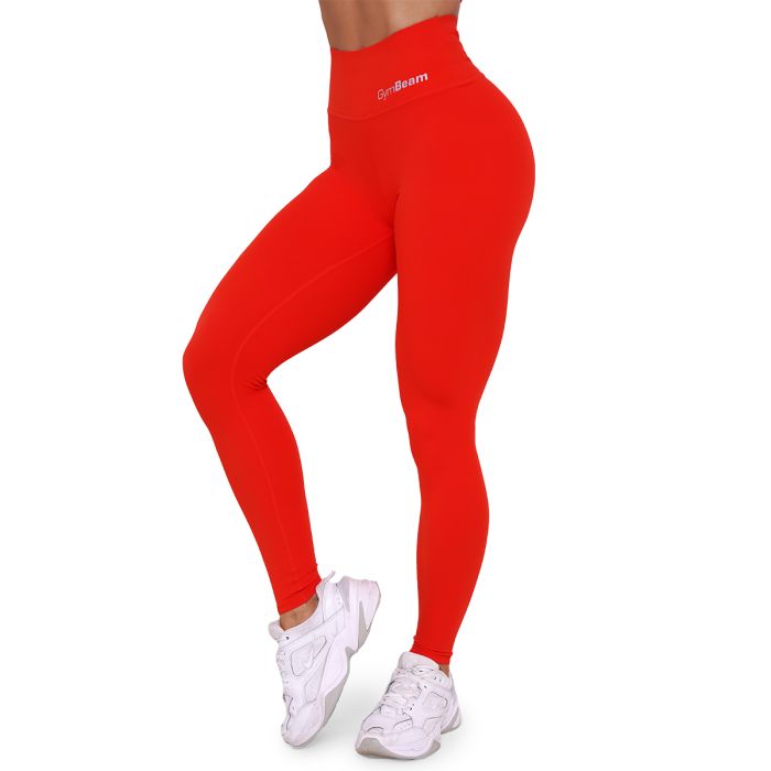 Women‘s BEAT Leggings Tangerine - GymBeam S