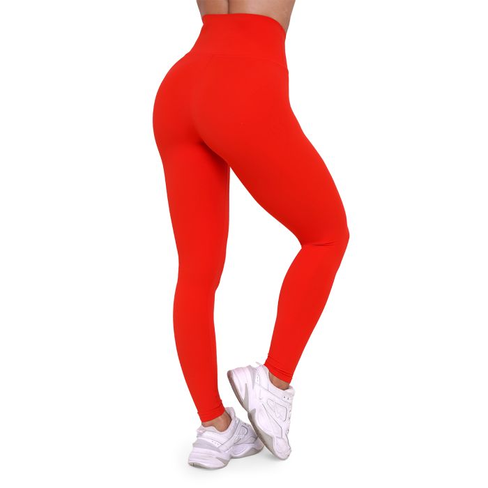 Women‘s BEAT Leggings Tangerine - GymBeam S