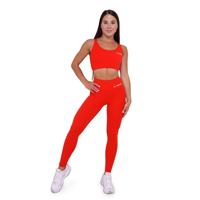 Women‘s BEAT Leggings Tangerine - GymBeam S
