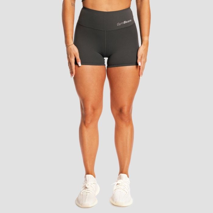 Women‘s BEAT Shorts Charcoal - GymBeam XXL