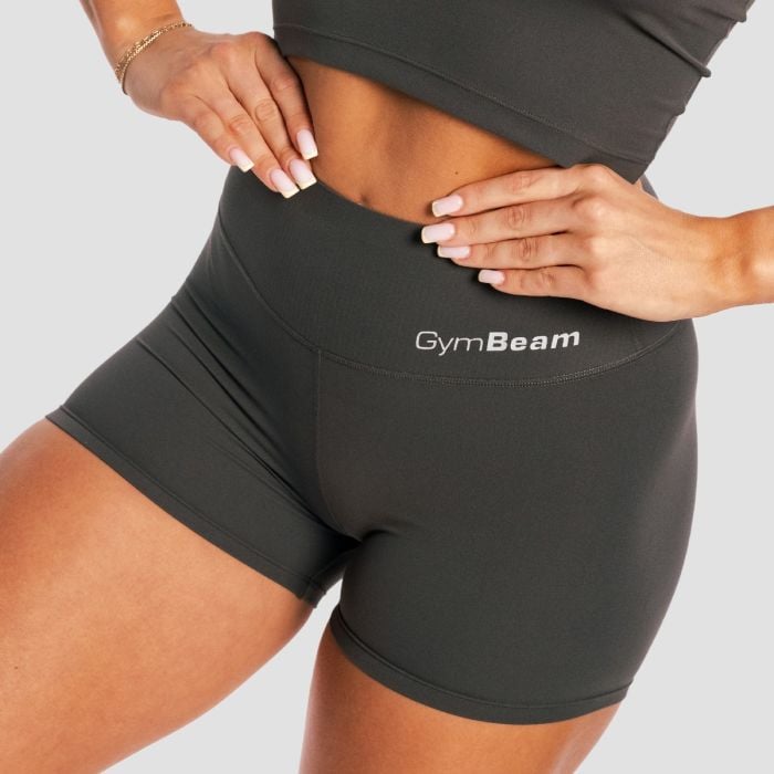 Women‘s BEAT Shorts Charcoal - GymBeam XXL