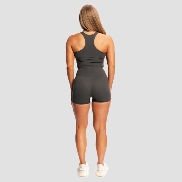 Women‘s BEAT Shorts Charcoal - GymBeam XXL