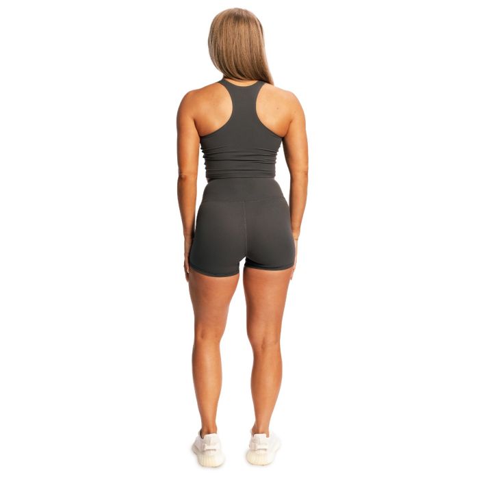 Women‘s BEAT Sports Top Charcoal - GymBeam M