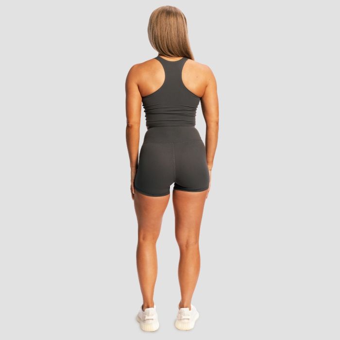 Women‘s BEAT Sports Top Charcoal - GymBeam M