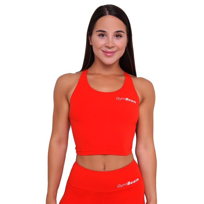 Women‘s BEAT Sports Top Tangerine - GymBeam XXL