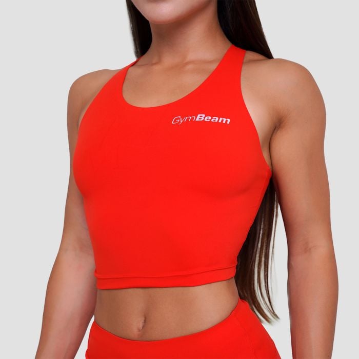 Women‘s BEAT Sports Top Tangerine - GymBeam XXL