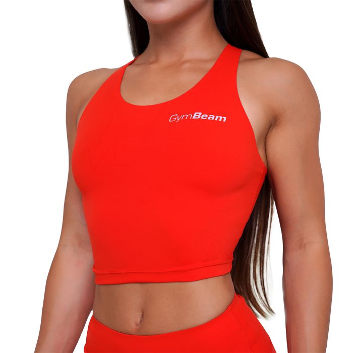 Women‘s BEAT Sports Top Tangerine - GymBeam XXL