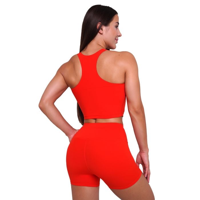 Women‘s BEAT Sports Top Tangerine - GymBeam XXL