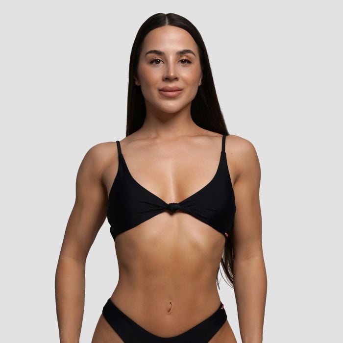 CURACAO Bikini Top Black - GymBeam L