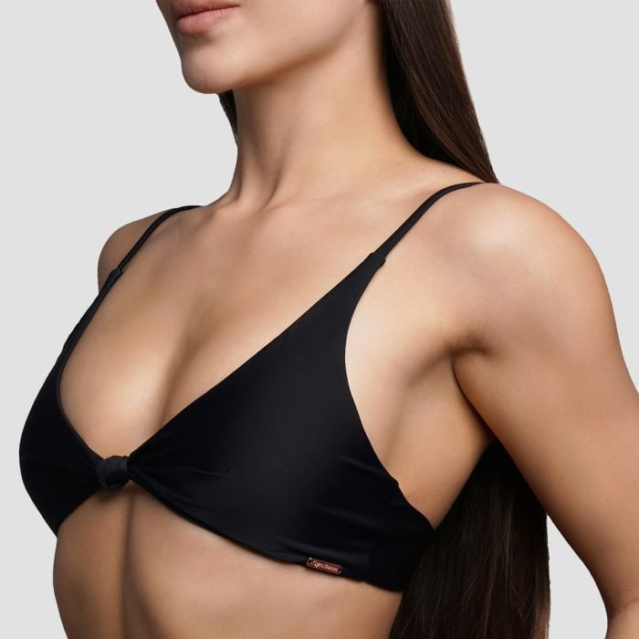 CURACAO Bikini Top Black - GymBeam L