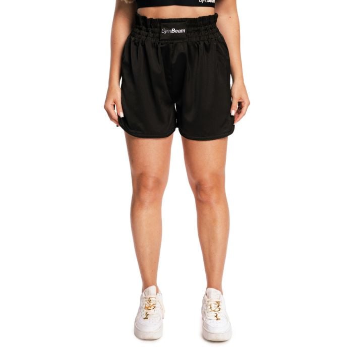 Women‘s Combat Boxing Shorts Black - GymBeam XL