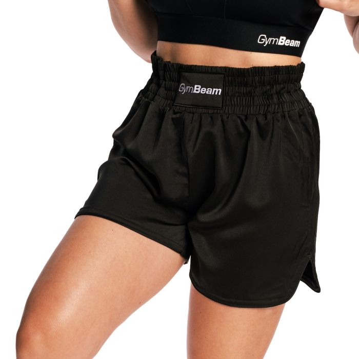 Women‘s Combat Boxing Shorts Black - GymBeam XL